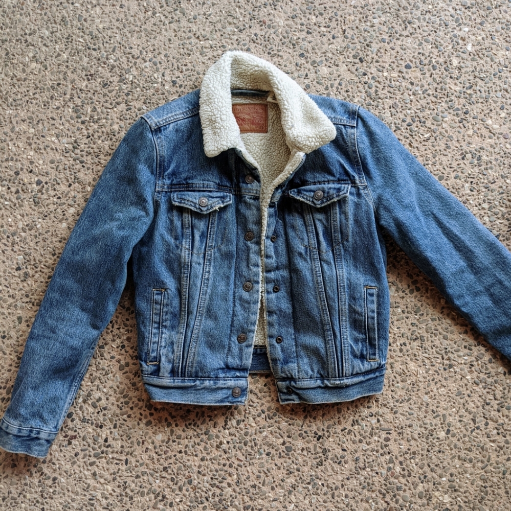 Levi Strauss fleece lined denim jacket